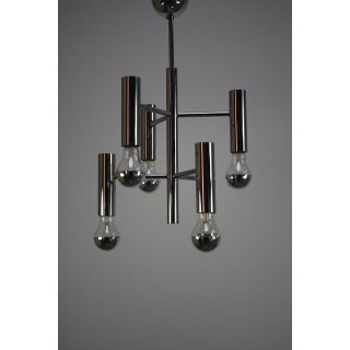 Chrome hanging lamp 2 - Retro Studio
