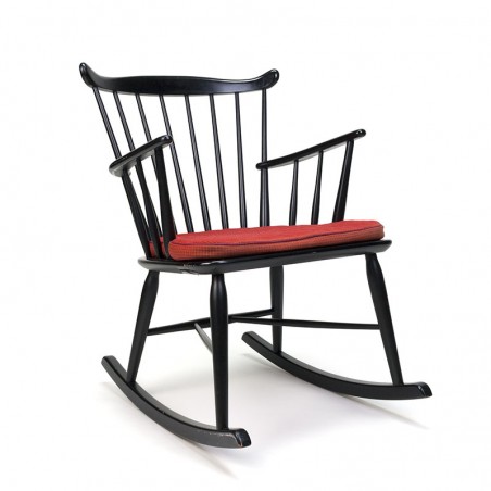 Vintage schommelstoel ontwerp Børge Mogensen voor FDB Møbler