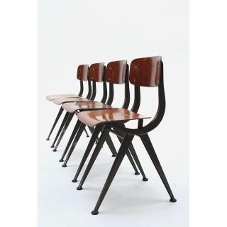 Set industriele kinderstoelen - Retro Studio