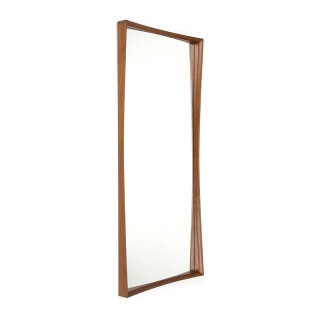 Danish mirror with teak edge vintage sixties