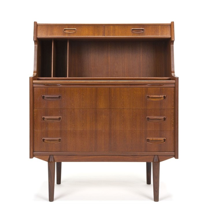 Mid-century Danish vintage secretary in teak