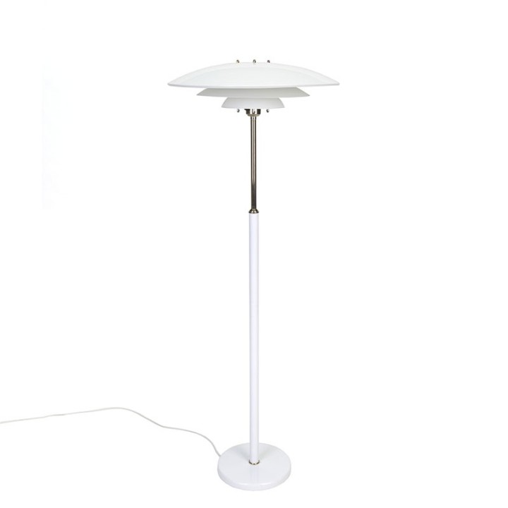 Danish vintage floor lamp in Poul Henningsen style