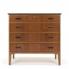 Danish vintage chest of drawers with 4 lockable drawers