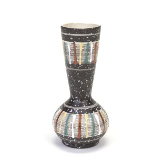 Vintage aardewerken jaren 50 bloemenvaasje