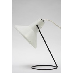 Tafellamp jaren 50/60 witte kap