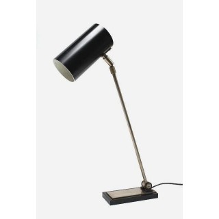 Zwarte bureaulamp