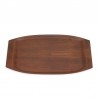 Oval model vintage tray in teak