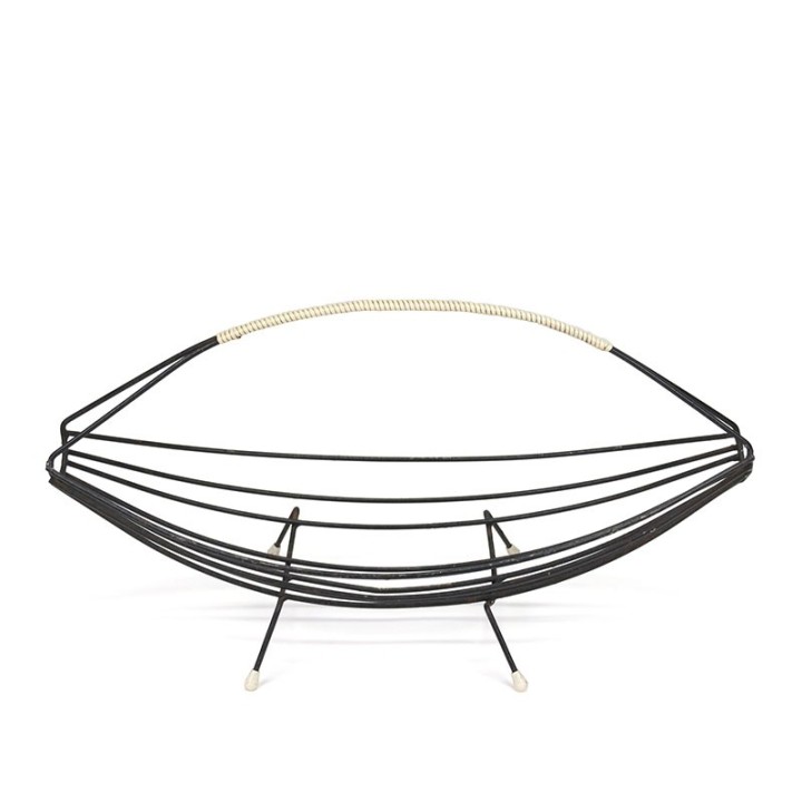 Vintage wire metal fruit basket from the fifties