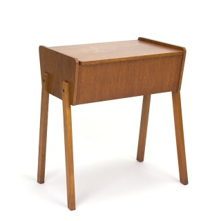 Vintage Danish sewing kit table