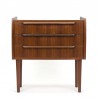 Small teak vintage Danish chest of drawers
