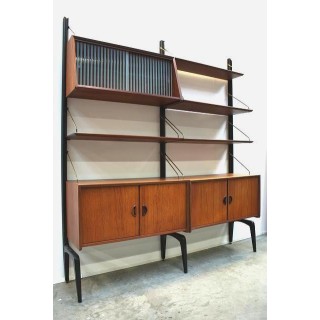 Webe wandmeubel ontwerp Louis Teeffelen - Retro Studio