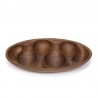 Vintage design bowl made of teak