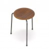 Danish vintage stool in style by Arne Jacobsen