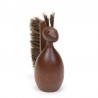 Teak vintage Danish squirrel brush