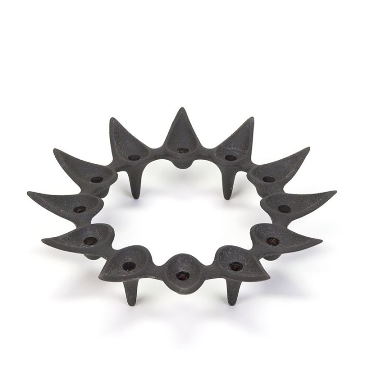 Vintage gietijzeren kandelaar design Jens Quistgaard