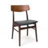 Teak dining table chair Danish vintage model