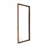 Large rosewood vintage mirror from Aarhus