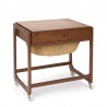 Danish teak vintage sewing kit cabinet
