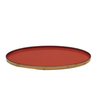 Vintage Japanese bamboo look tray