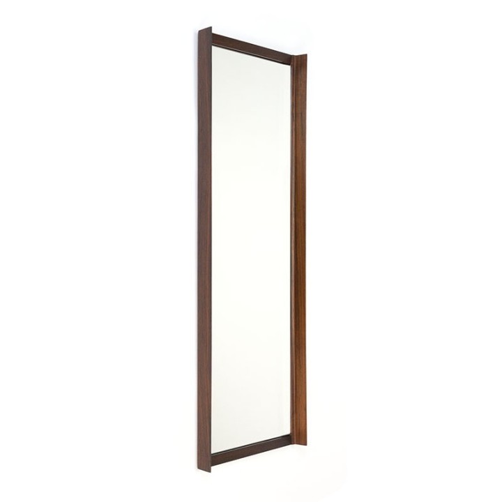 Rosewood vintage mirror high and narrow model