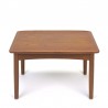 Teak vintage vintage side table with raised edge