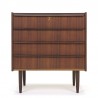 Vintage dresser with 4 drawers in teak from Denmark