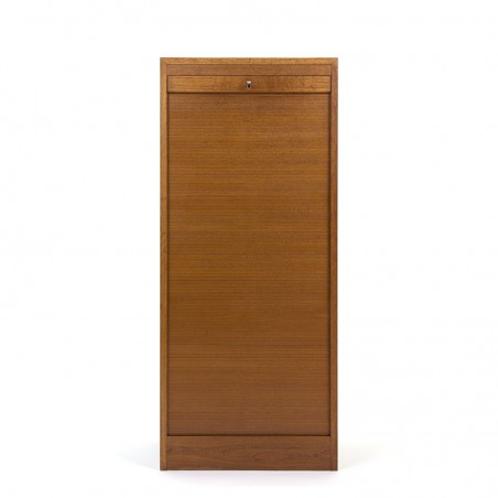 Oak Danish vintage model file cabinet