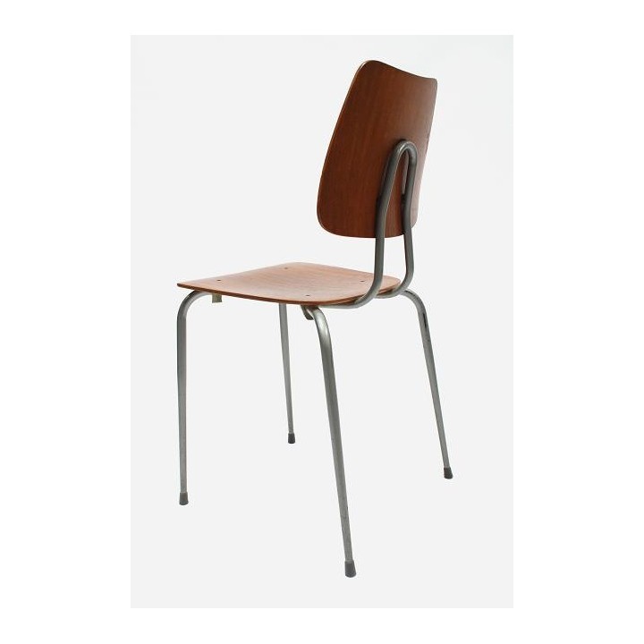 Set of 4 Danish school chairs - Retro Studio