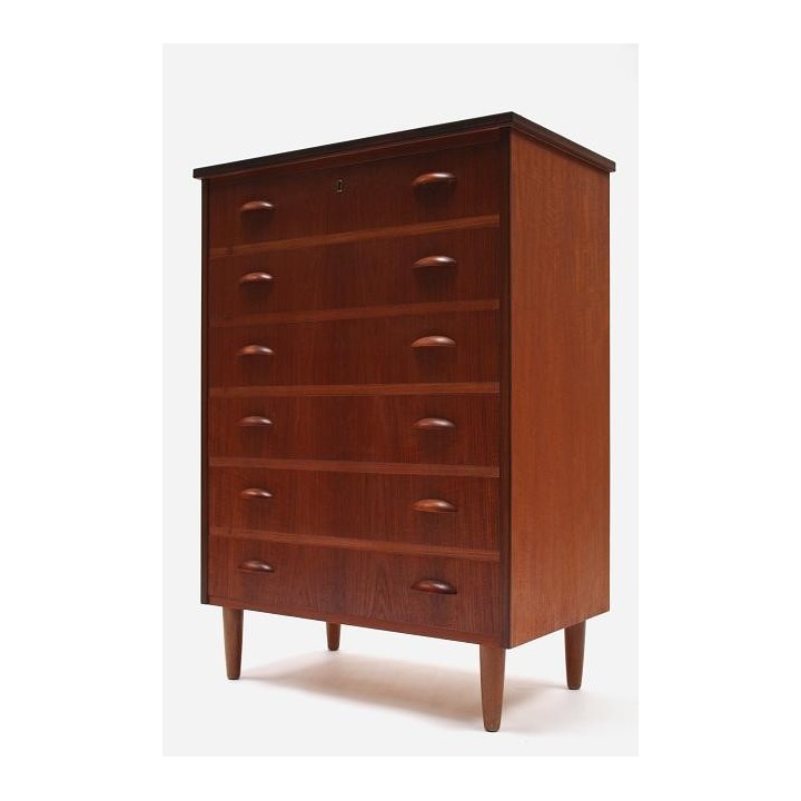 Teakhouten ladenkast 2 - Retro Studio