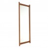 Large vintage teak Danish mirror