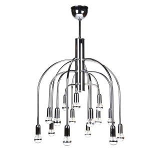 Chrome vintage design hanging lamp from Boulanger