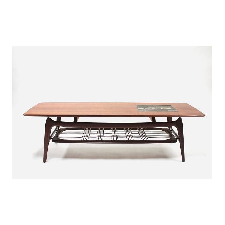 Vintage Webe coffee table with Ravelli tile - Retro Studio