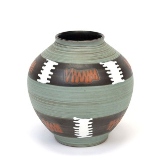 Vintage bol model aardewerk vaasje