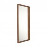 Large Danish vintage mirror in teak frame