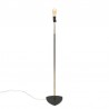 Vintage 1950s Danish floor lamp in brass