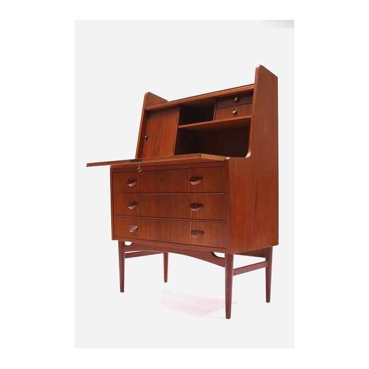Secretaire in teakhout - Retro Studio