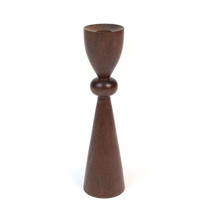 Teak vintage candleholder Danish model