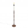 Floor lamp teak with brass vintage Danish model