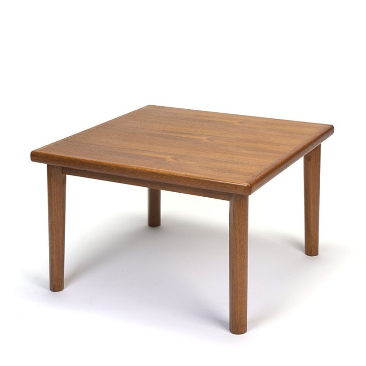 Danish teak square model vintage coffee table