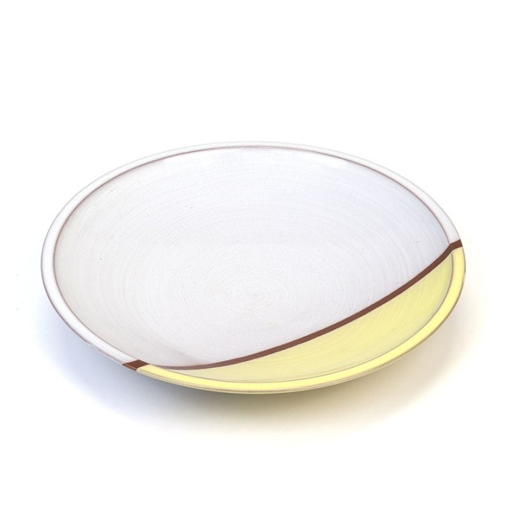 Vintage aardewerken schaal van Mobach