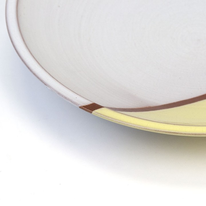 Vintage aardewerken schaal van Mobach