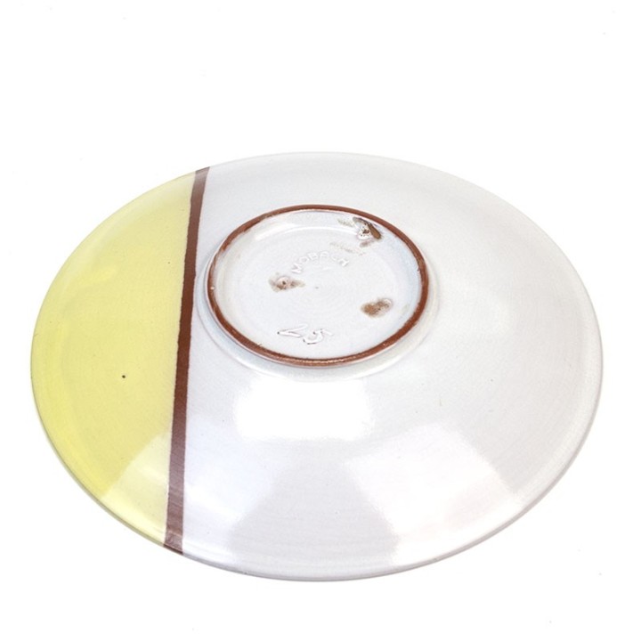 Vintage aardewerken schaal van Mobach