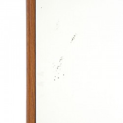 Rectangular model vintage mirror with teak frame