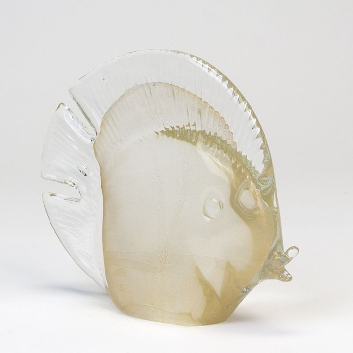 Decoratieve Italiaanse glazen vintage vis