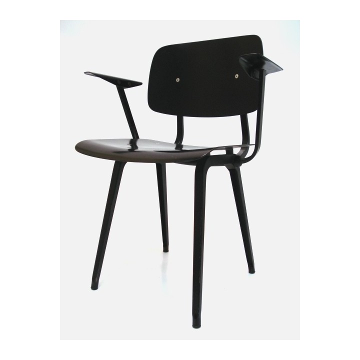 Friso Kramer eerste editie Revolt stoel zwart - Retro Studio