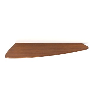 Organically designed Danish vintage small wall shelf