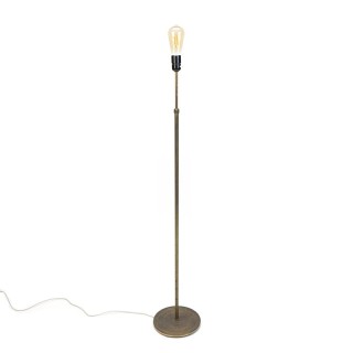 Brass minimalist vintage Danish floor lamp