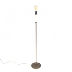 Messing minimalistische vintage Deense vloerlamp
