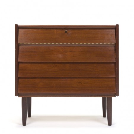 Danish teak chest of drawers with dressing table