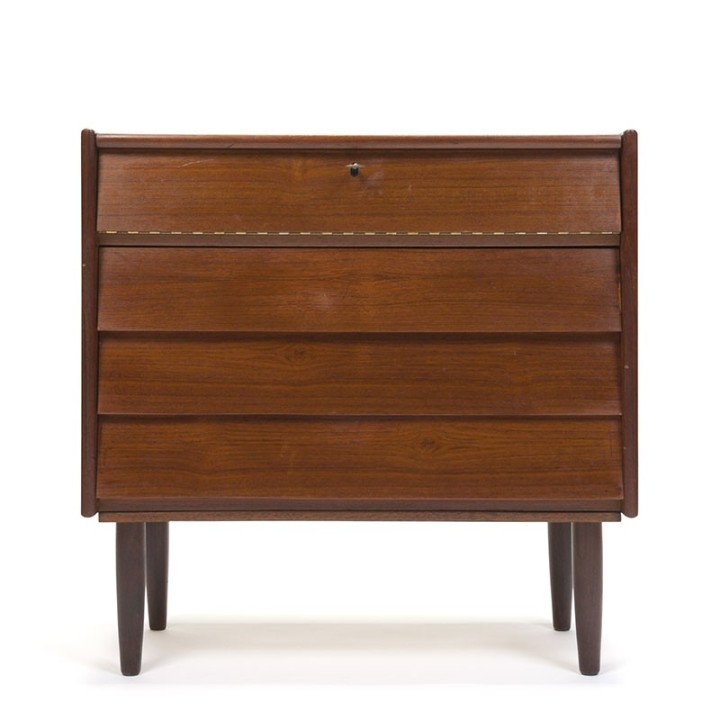 Danish teak chest of drawers with dressing table